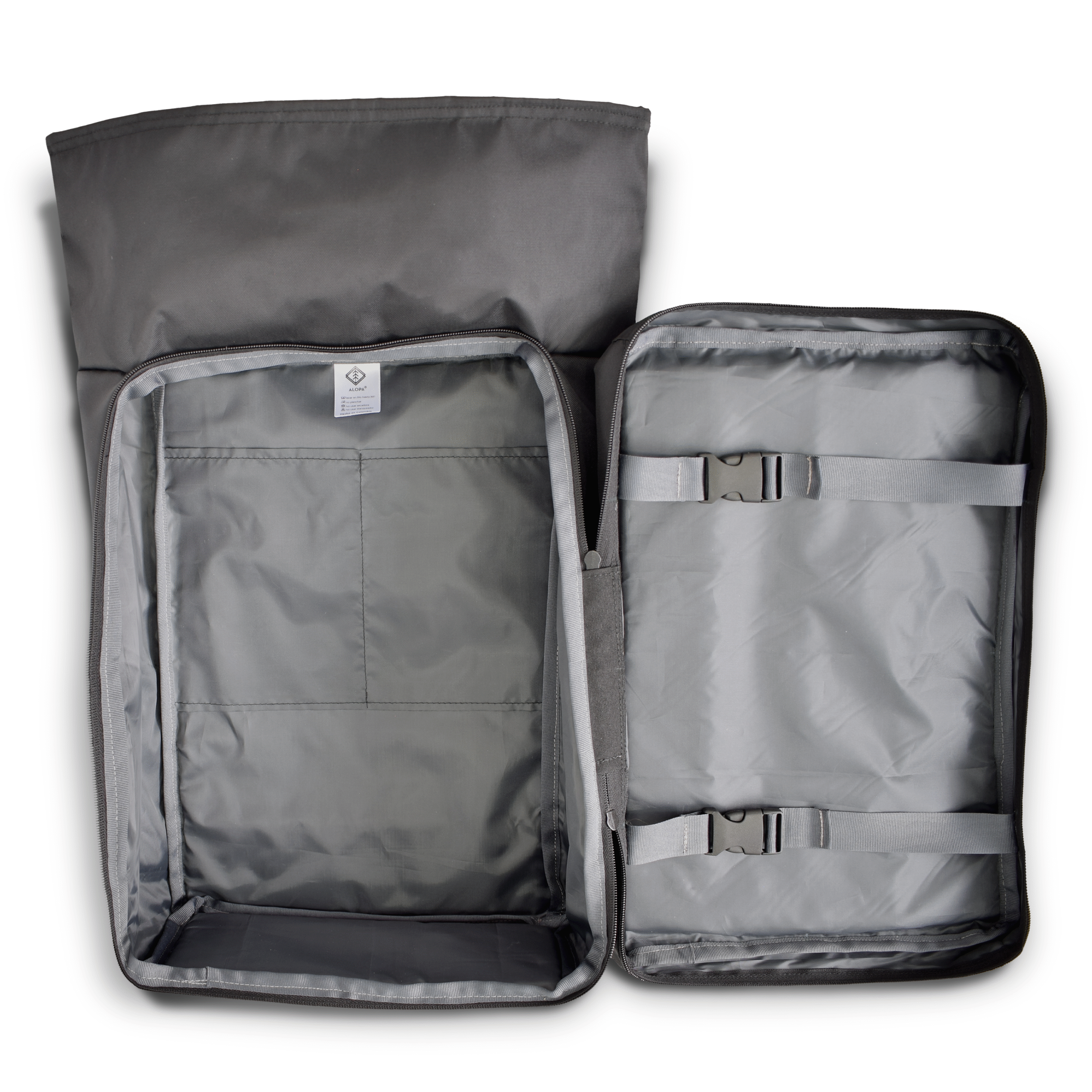 Morral Rolltop Portatil Alopa® 25 Litros | Negra - Image 3