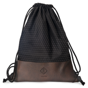 Tula Morral Alopa® 9 Litros | Negro Puntos